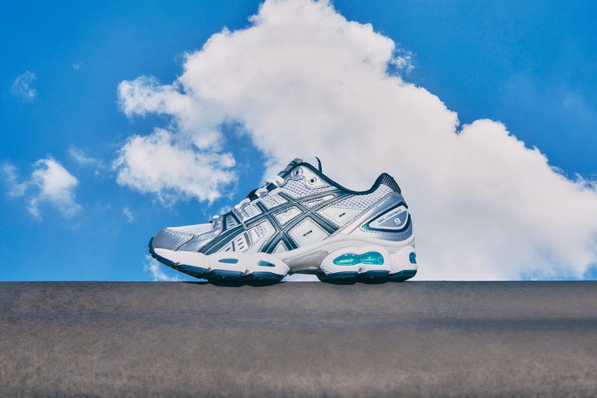 product - ASICS SportStyle - Gel Nimbus 9 - white/lake drive - 1201A424-101