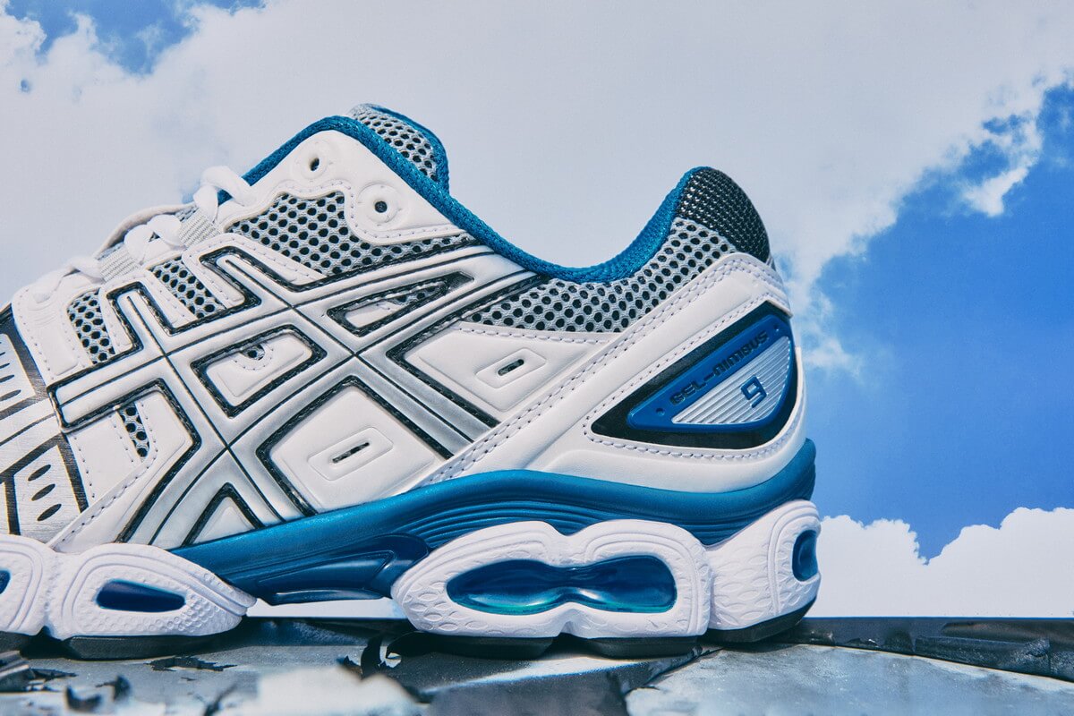 ASICS SportStyle - Gel Nimbus 9 - white/lake drive - 1201A424-101