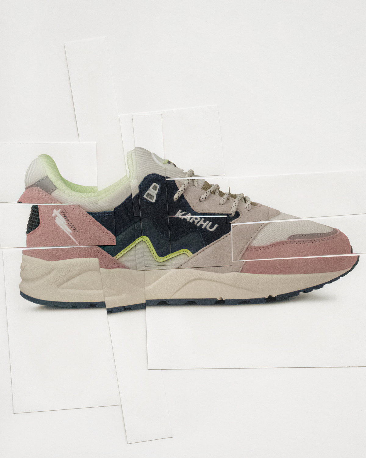Karhu's Fusion 2.0, Synchron Classic und Aria 95 in Frühlingsfarbpalette