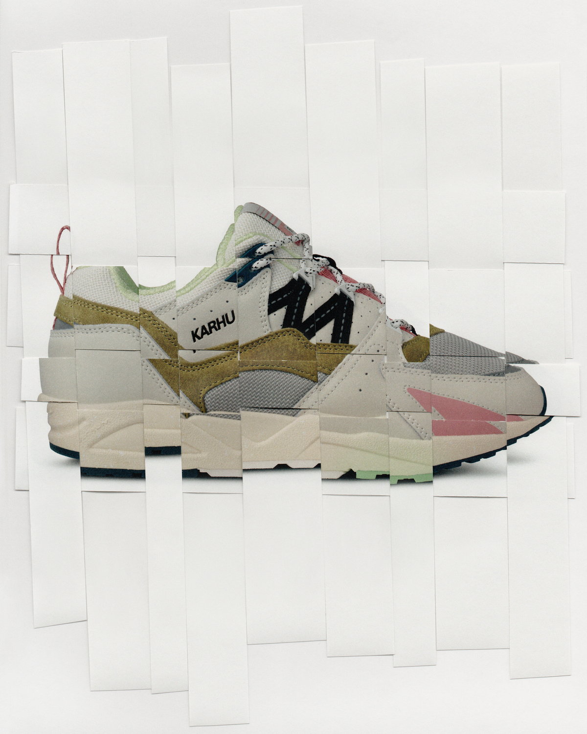 Karhu's Fusion 2.0, Synchron Classic und Aria 95 in Frühlingsfarbpalette
