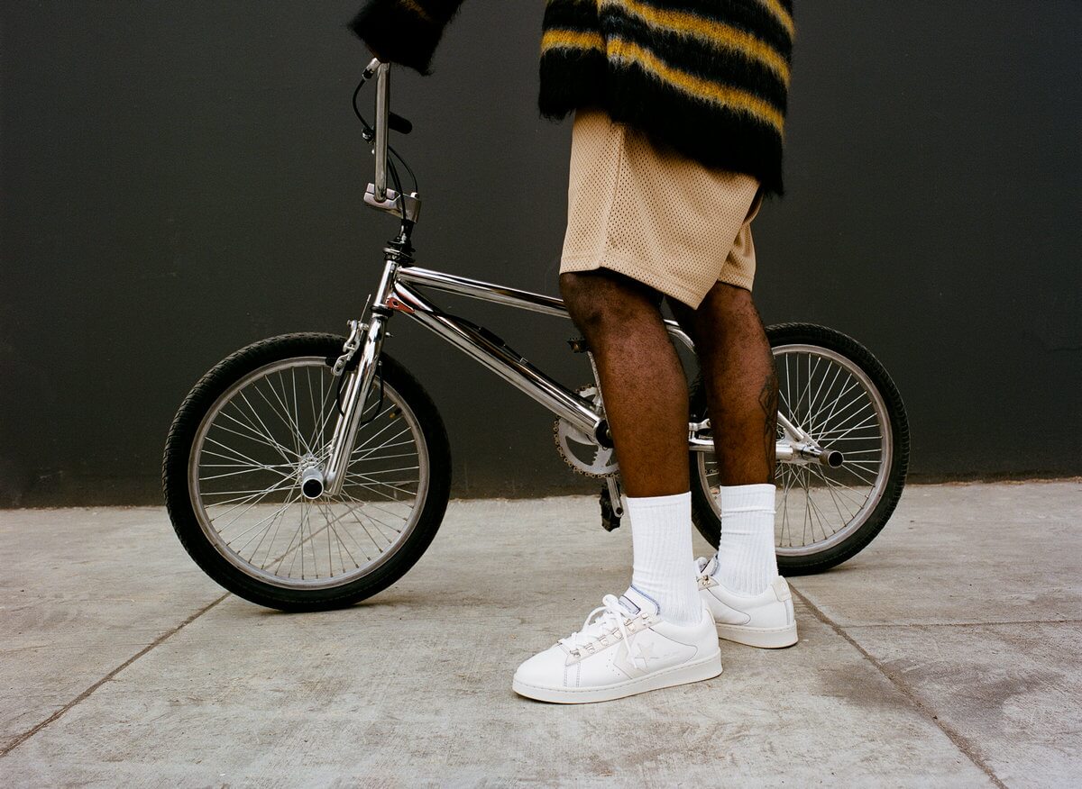 Converse x pgLang - Pro Leather Ox - white - A00692C