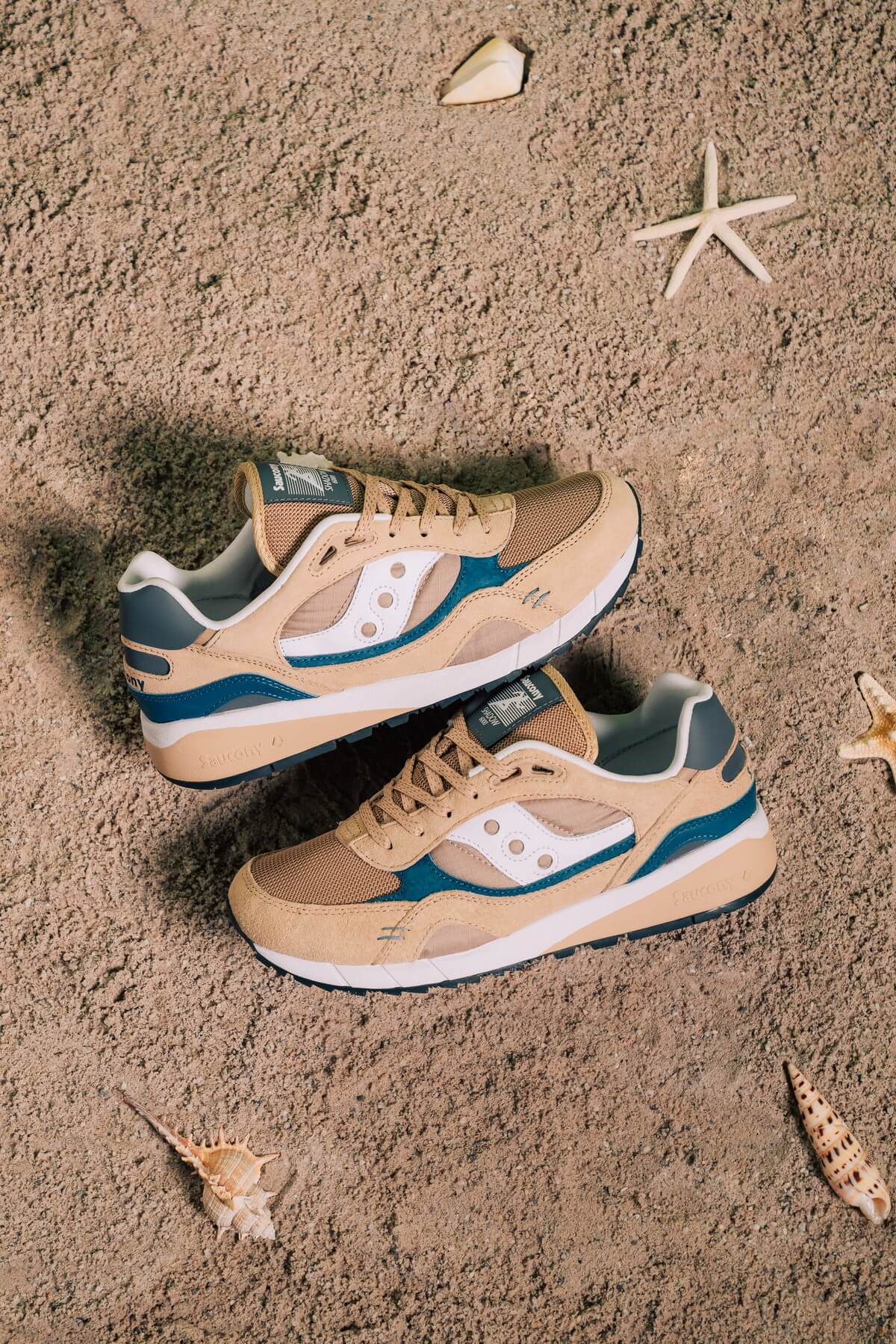 Saucony Shadow 6000 "Destination Spring" - Sand / Navy - S70674-3