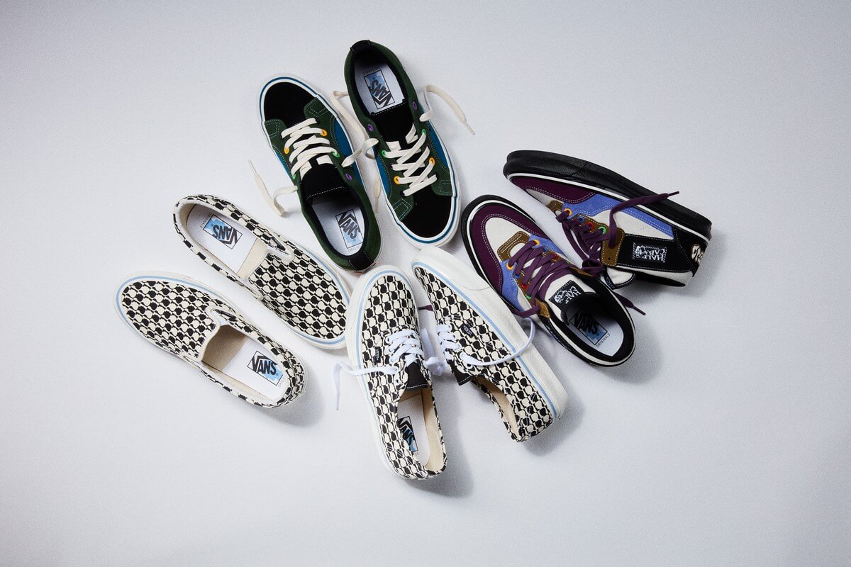 Vault by Vans x Brain Dead feat. OG Half Cab LX, OG Lampin LX, OG Authentic LX und OG Slip-On LX