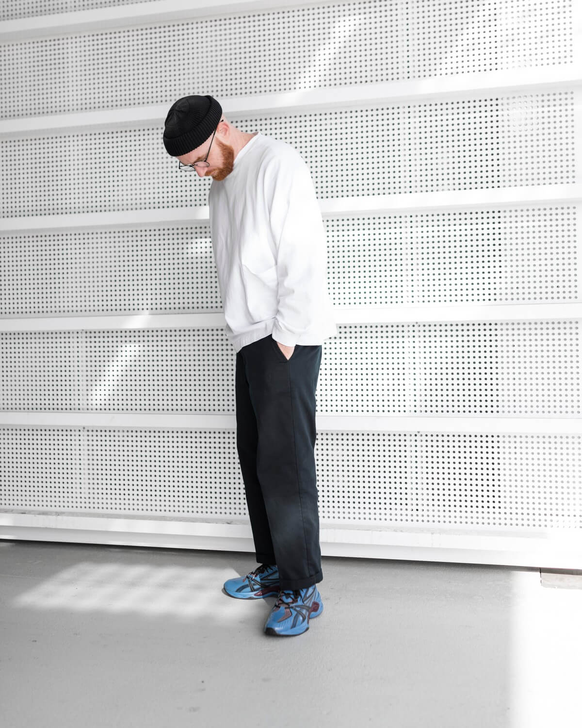 ASICS x Kiko Kostadinov - HN2-S Protoblast - Azure/Black - 1201A246-400 - on feet
