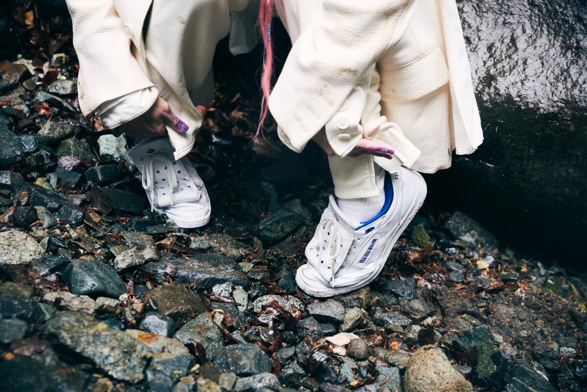 Reebok x Mountain Research - Club C Mid II - Footwear White/Cobalt/Chalk - GX9046