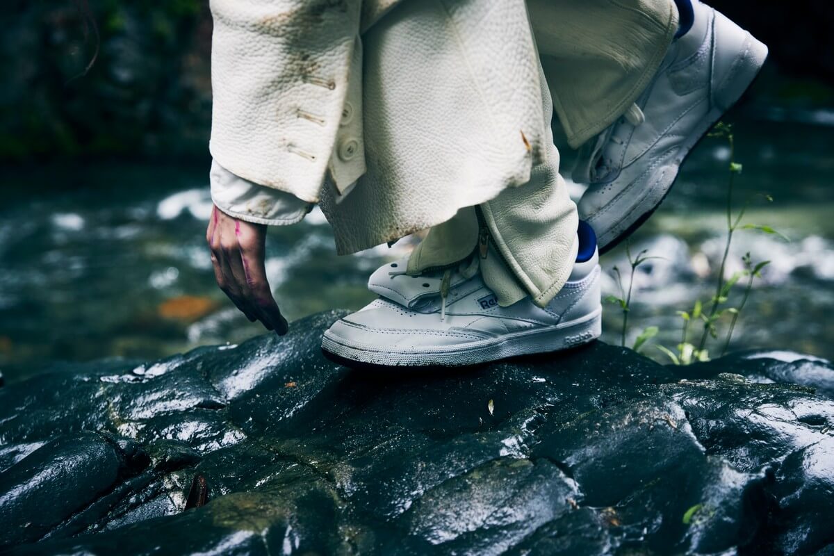 Reebok x Mountain Research - Club C Mid II - Footwear White/Cobalt/Chalk - GX9046
