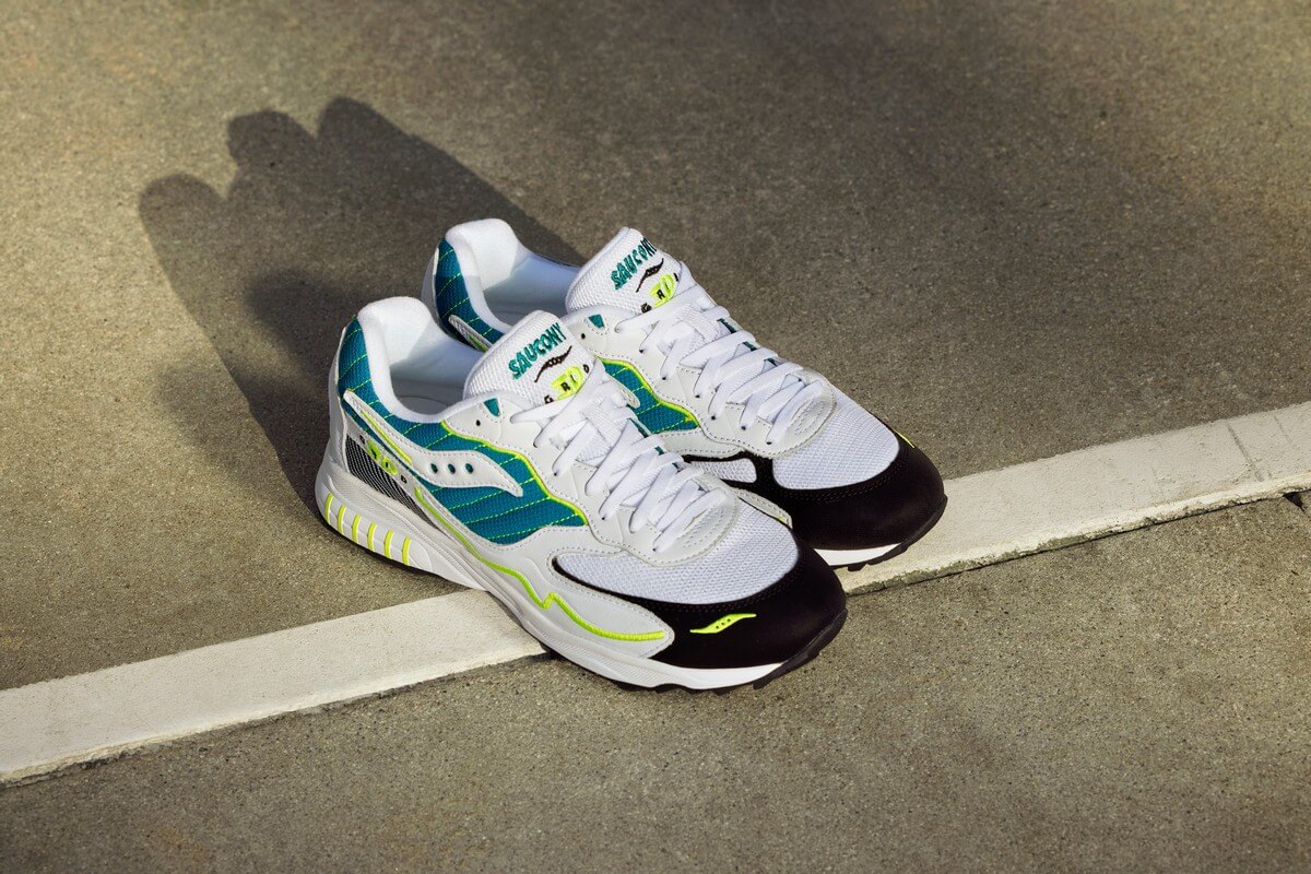 Saucony 3D Grid Hurricane - White/Green - S70646-1