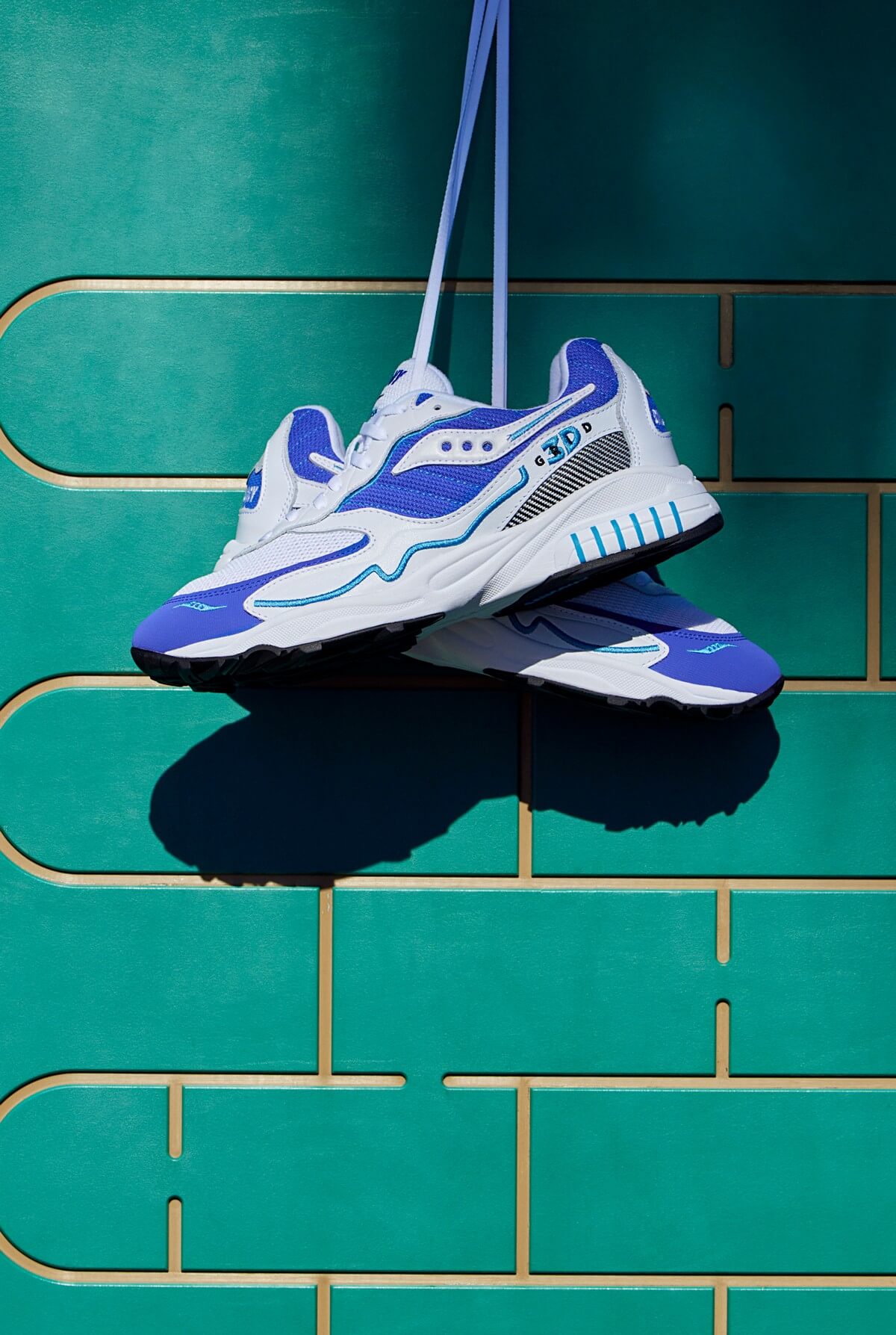 Saucony 3D Grid Hurricane - White/Royal - S70646-2