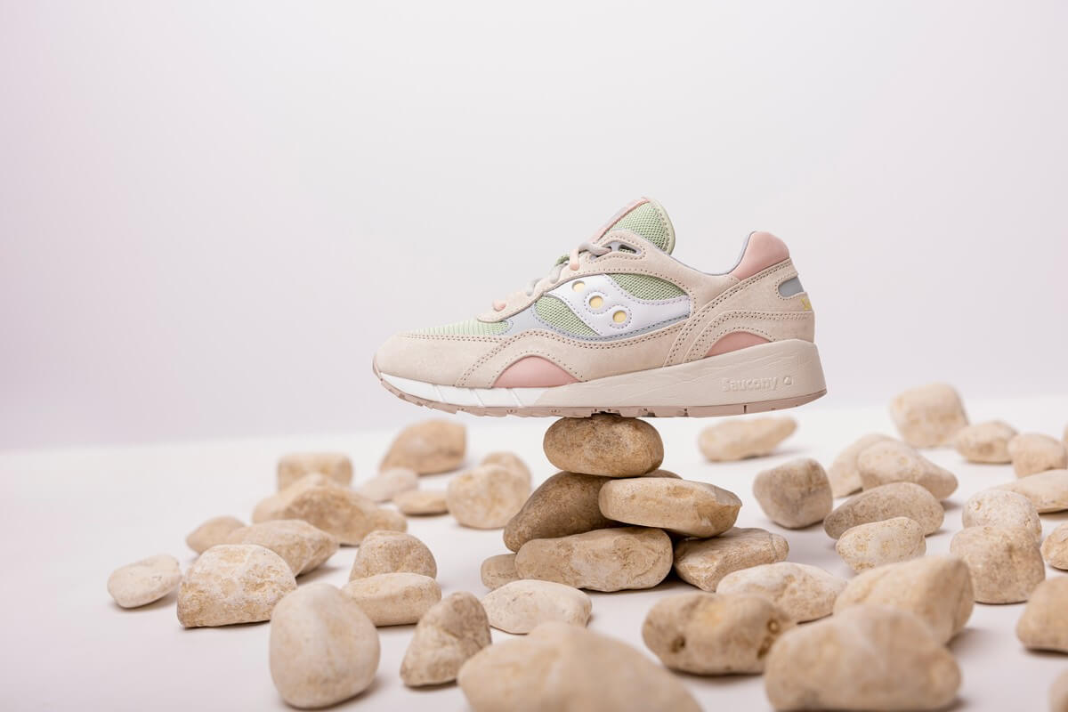 Saucony Shadow 6000 "Saucony Creek" aka "Stoney Creek" - white/light green - S-70672-1