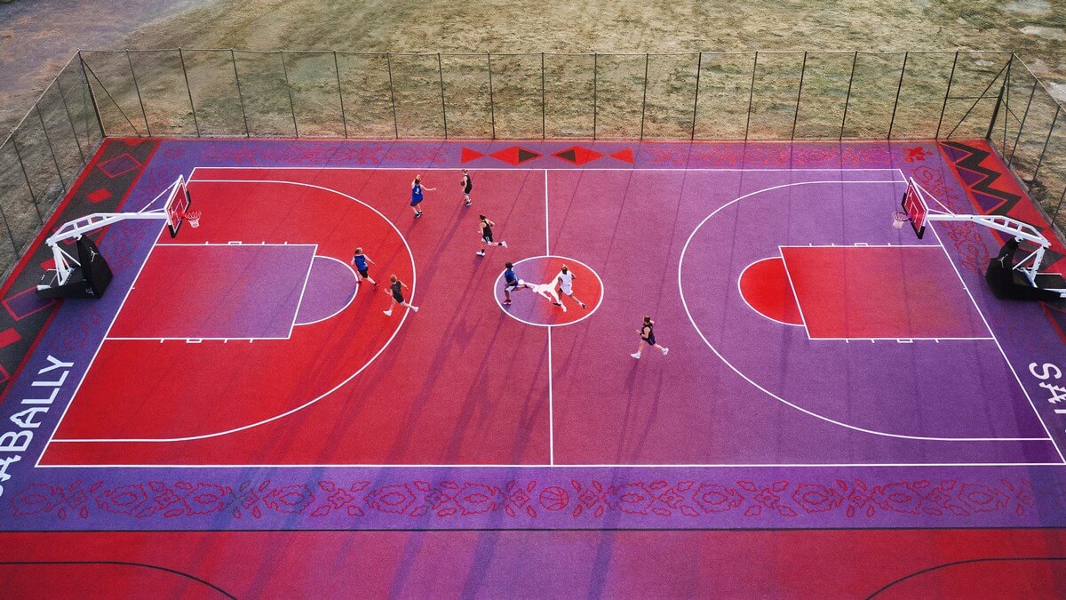 Satou Sabally x Jordan Brand Basketball Court - Berlin Tempelhof