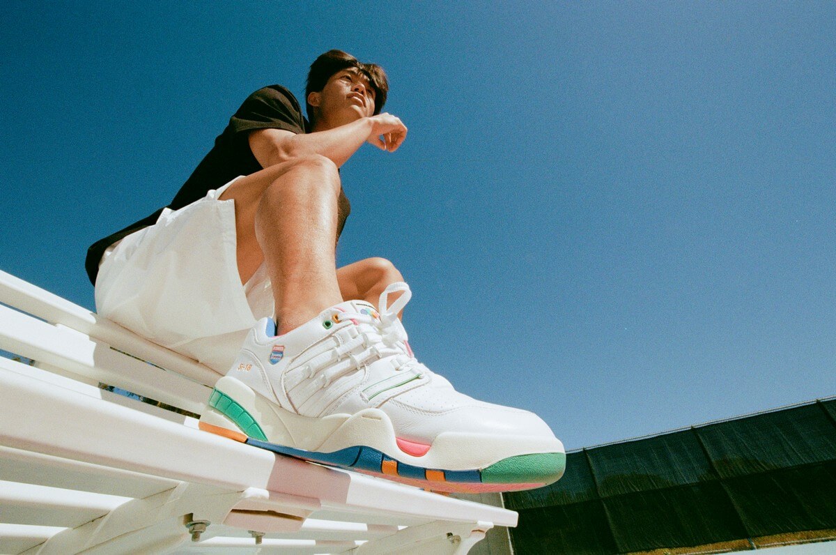 K-Swiss x Rowing Blazers - SI-18 Premier - white/french blue/fandango pink - 07911-191-M