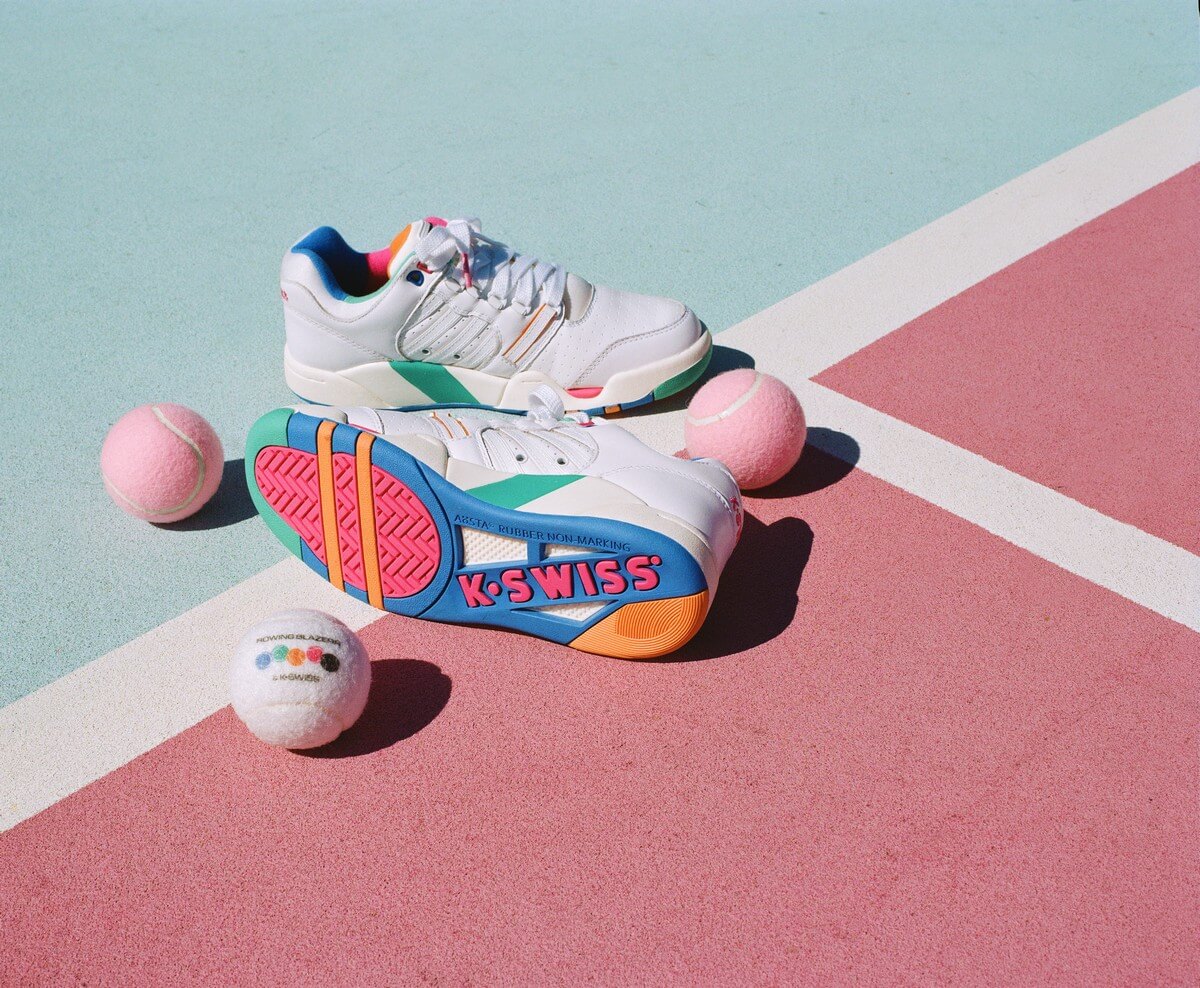 K-Swiss x Rowing Blazers - SI-18 Premier - white/french blue/fandango pink - 07911-191-M
