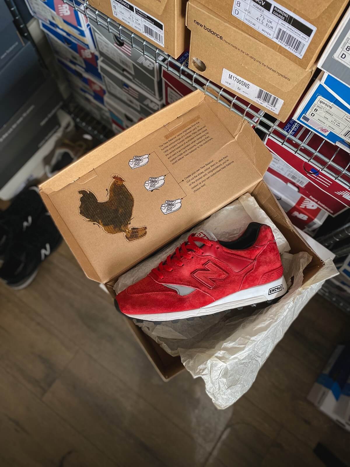 New Balance x Sneakersnstuff - RGB Pack (Red) - M577SNS - (2009)