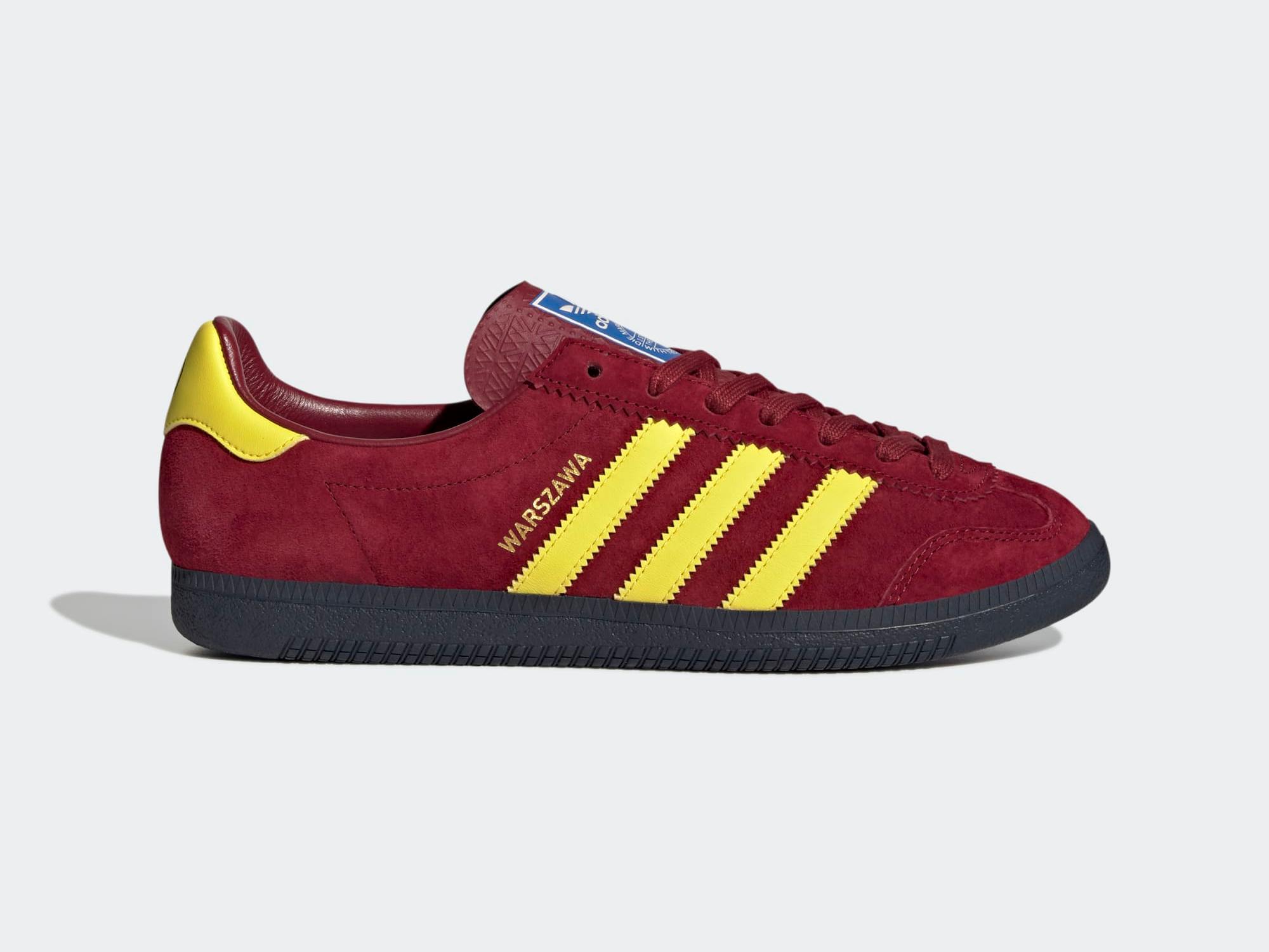 adidas SPEZIAL - Warszawa - Noble Maroon / Bright Yellow / Night Navy - GX3819