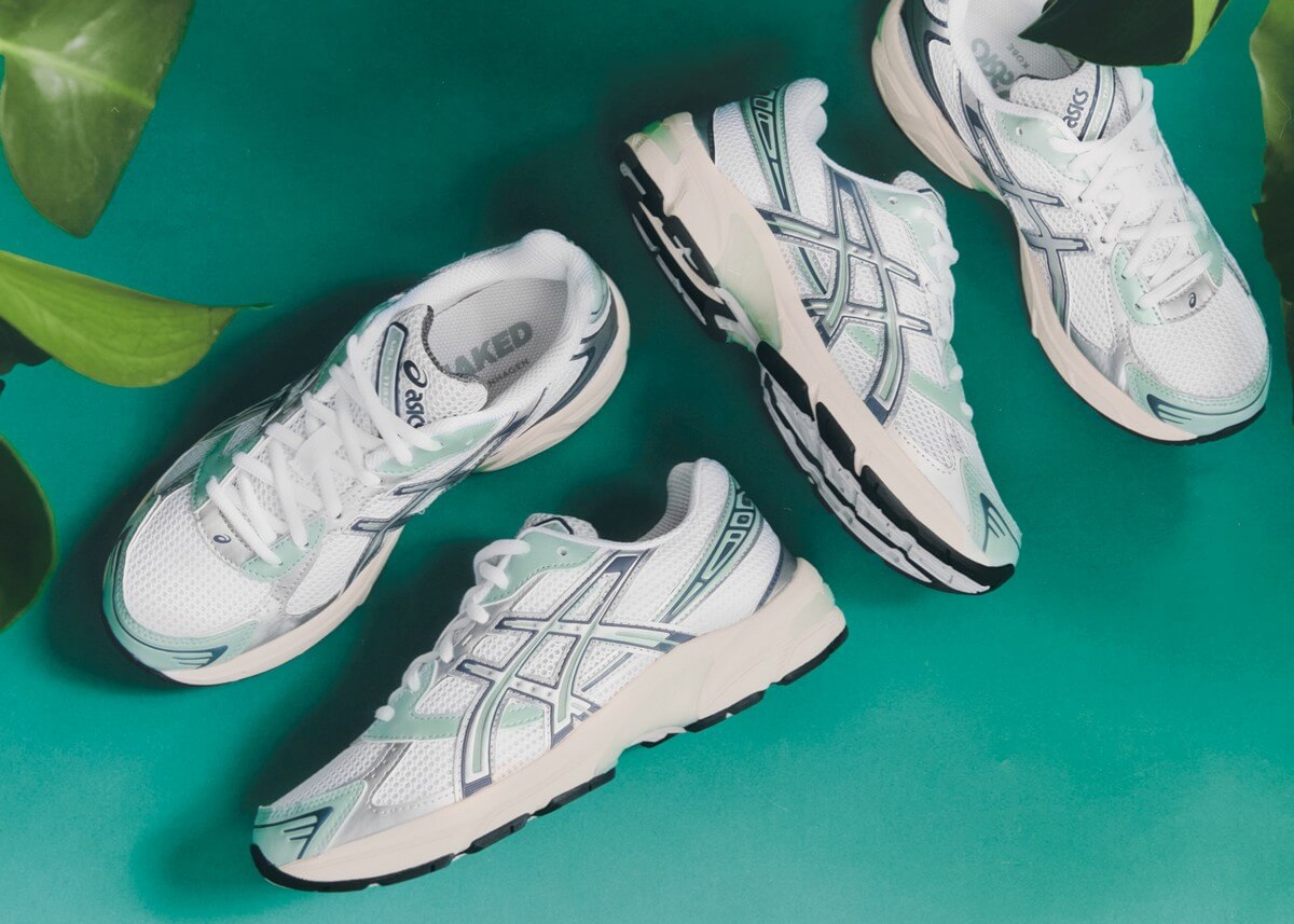 ASICS SportStyle x NAKED - Gel-1130 Pure White / Silver - 1203A192-100