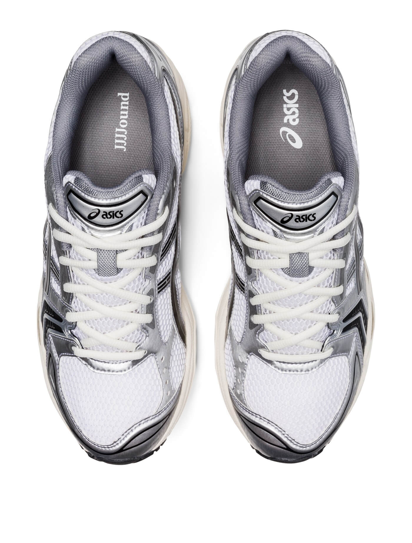 product on white - ASICS SportStyle x JJJJound - Gel-Kayano 14 - Silver/Black - 1201A457-101