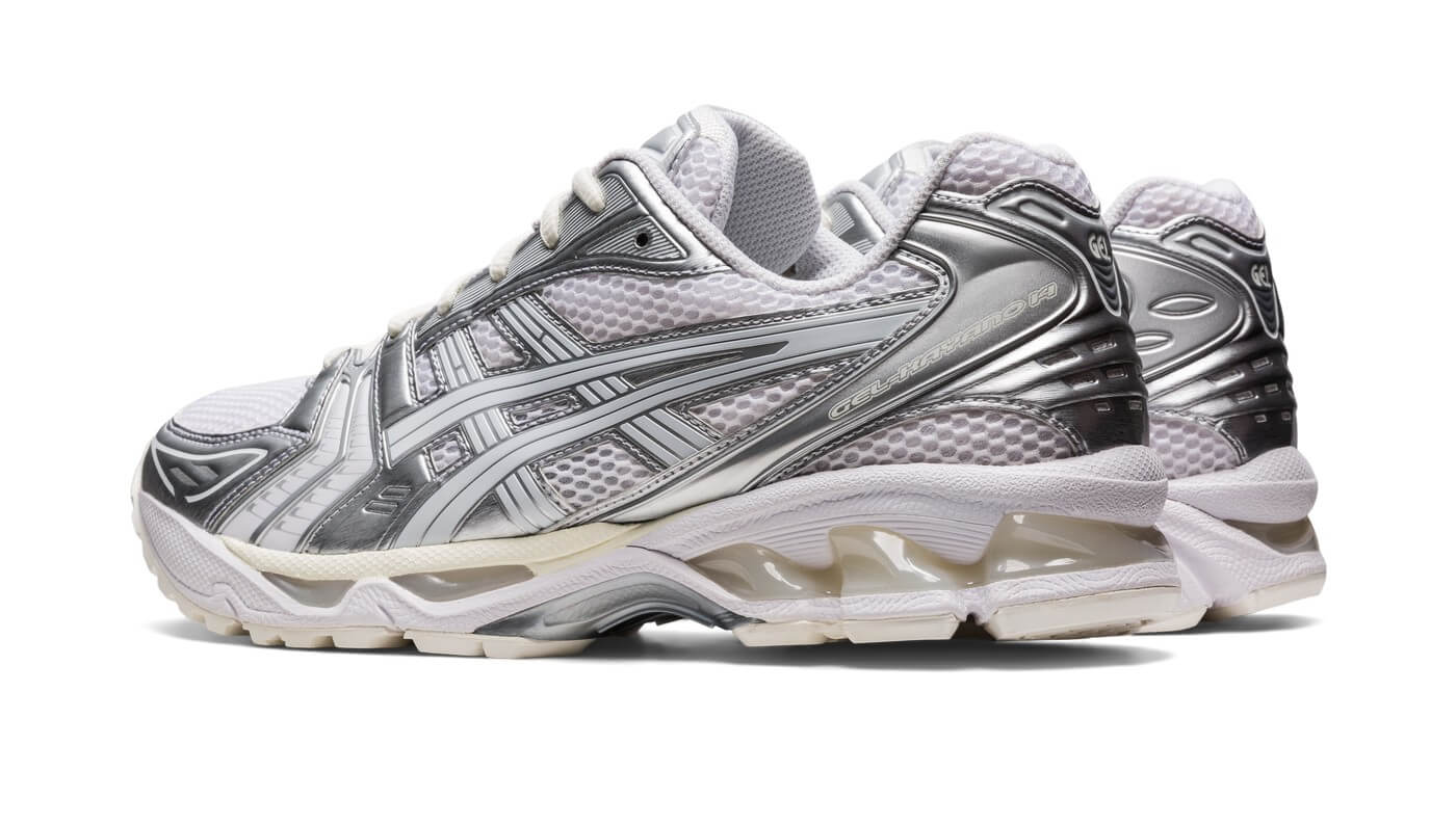 product on white - ASICS SportStyle x JJJJound - Gel-Kayano 14 - Silver/White - 1201A457-100