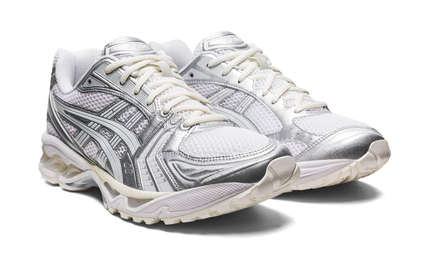 product on white - ASICS SportStyle x JJJJound - Gel-Kayano 14 - Silver/White - 1201A457-100