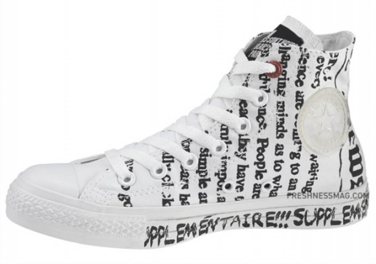 Converse x Lupe Fiasco - Chuck Taylor All Star High 1HUND(RED) "Supplementaire" - 2009