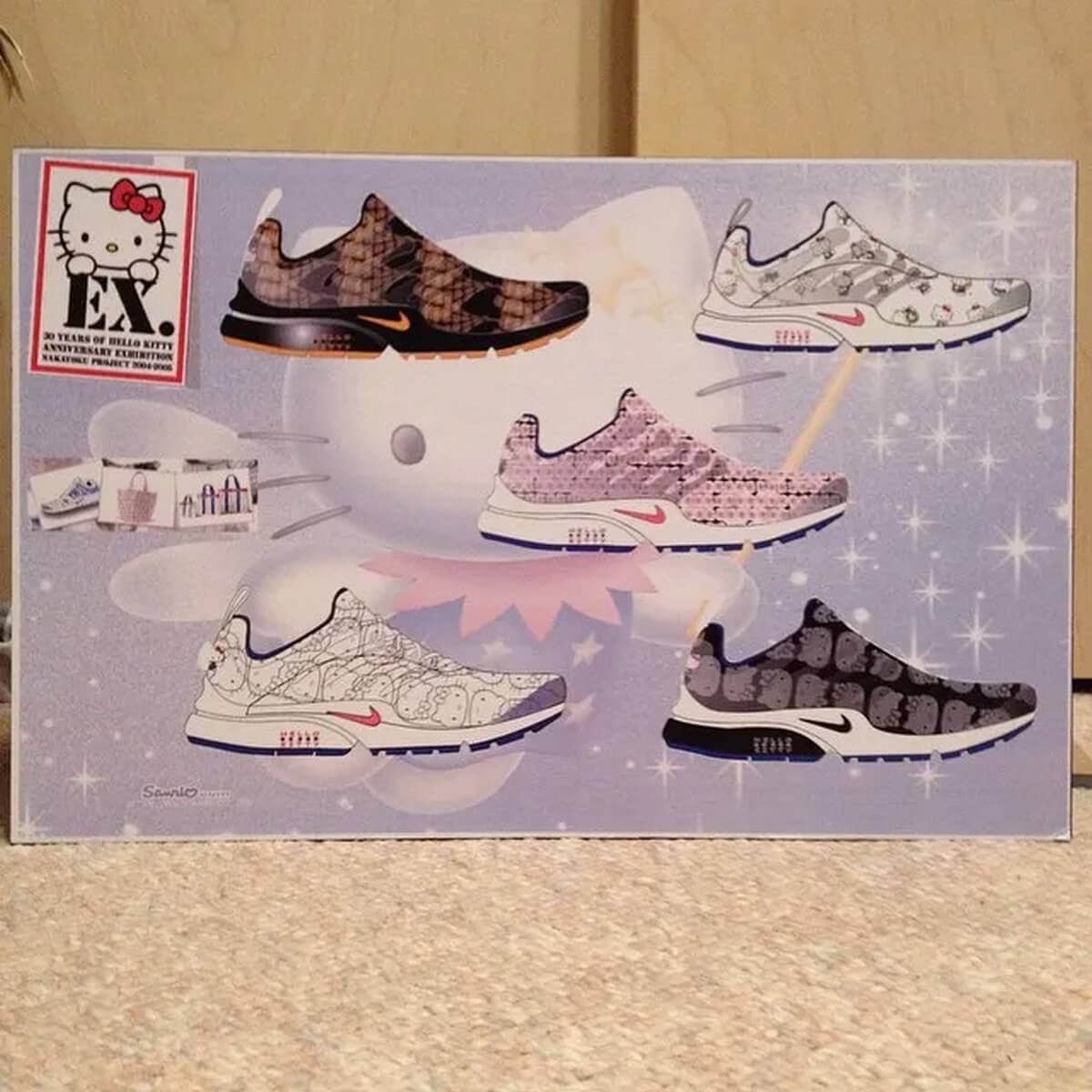 Nike x Hello Kitty Air Presto 2004 Presenation Board / Steven Smith