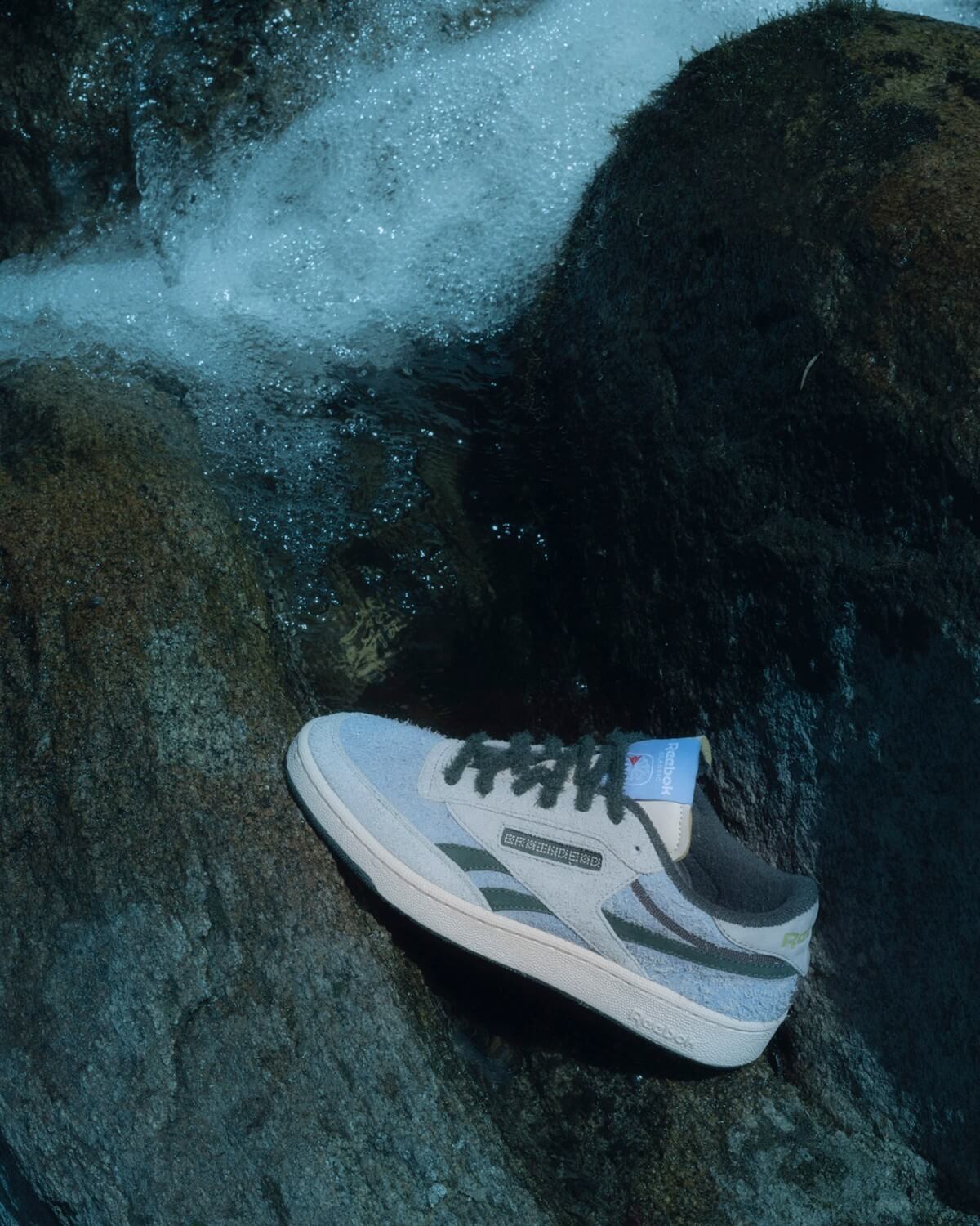 Reebok x Brain Dead Club C Revenge - Soft Ecru / Dark Forest / Tin Gray