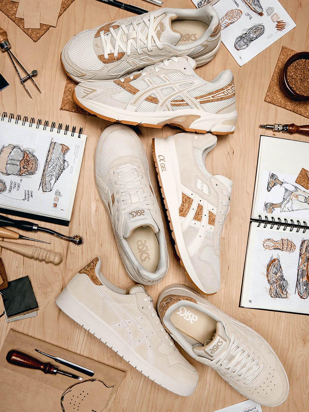 ASICS SportStyle Cork Pack feat. GT-II, Gel-1130 und Japan S