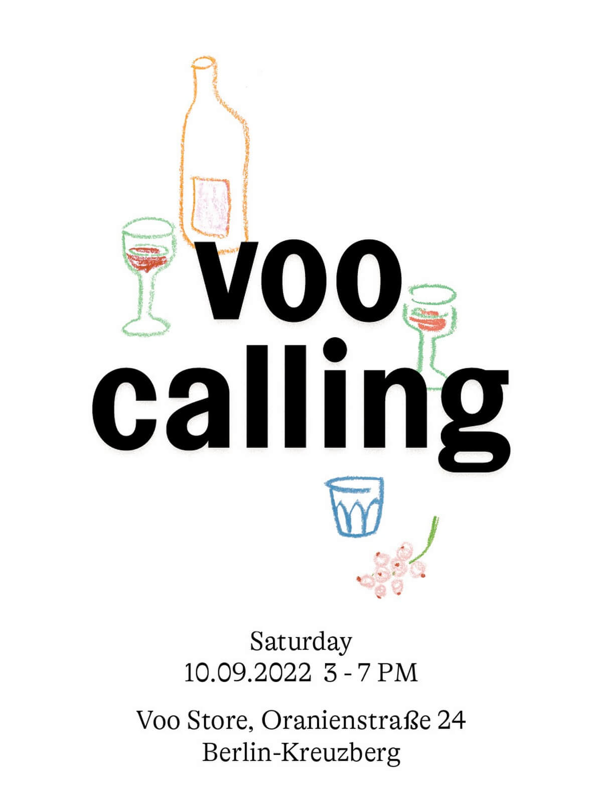 Voo calling! Limited Edition Natural Wine Release bei VooStore Berlin