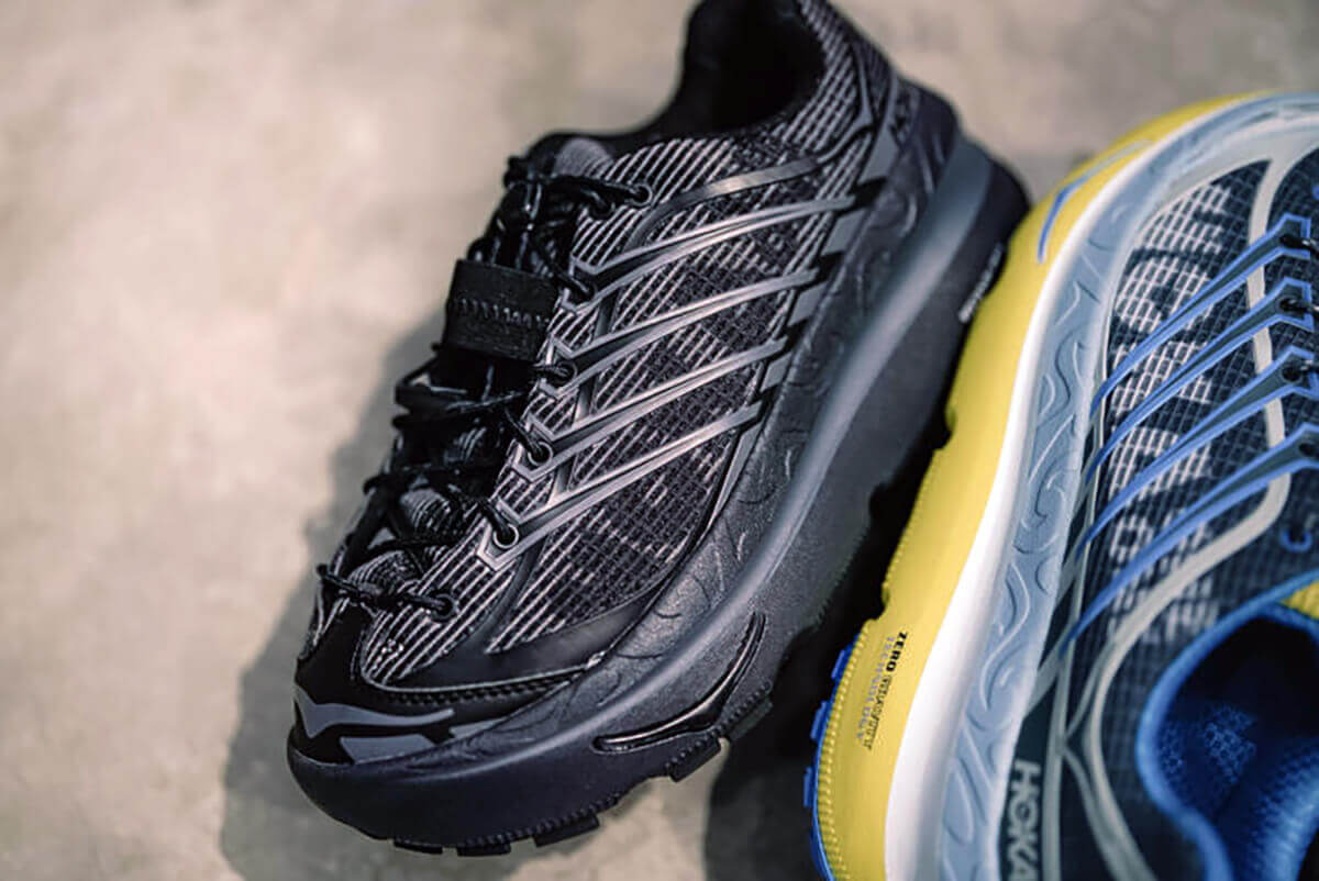 HOKA Mafate Origins - Black, White & Blue/Yellow