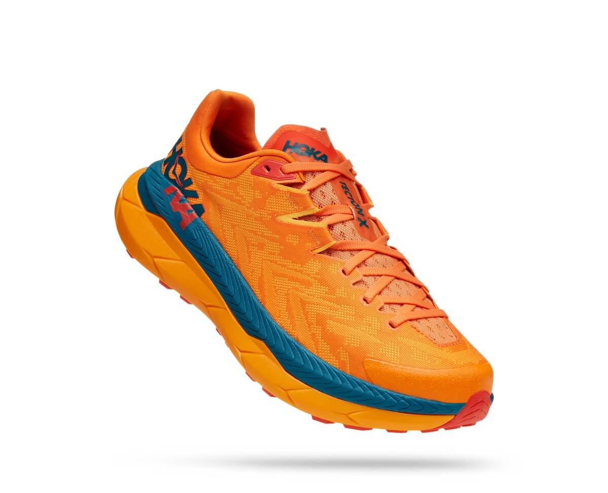 HOKA Tecton X - Persimmon Orange/Radiant Yellow - 1123161-PORY
