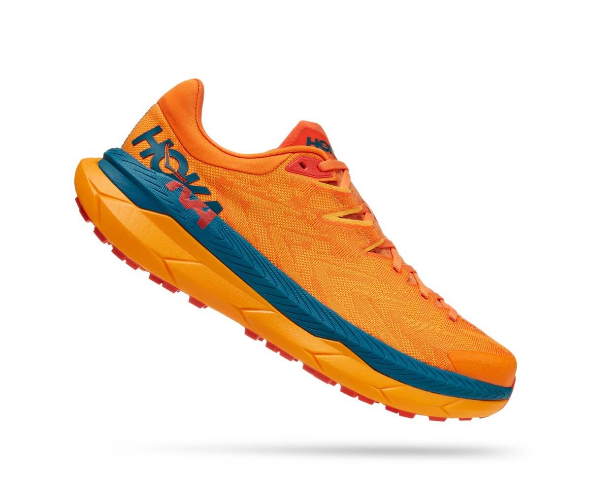 HOKA Tecton X - Persimmon Orange/Radiant Yellow - 1123161-PORY