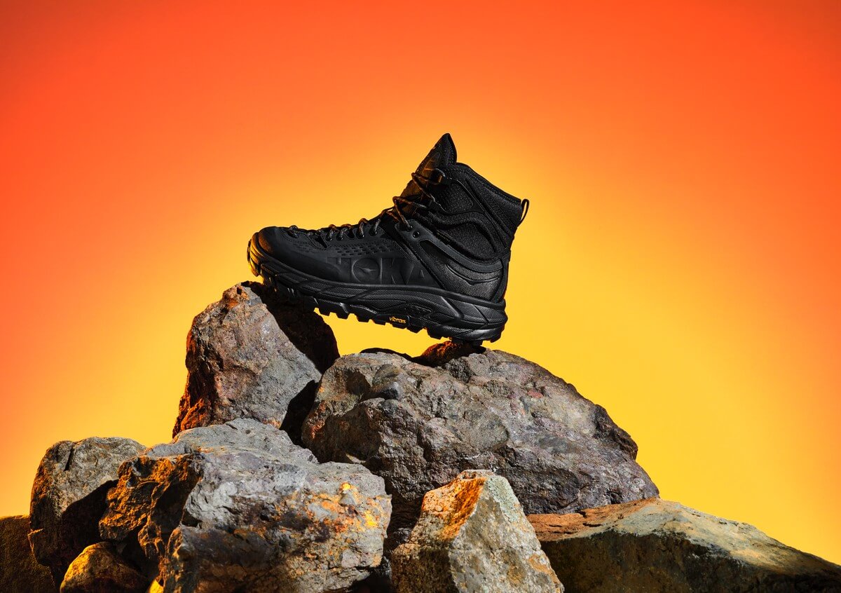 HOKA Tor Ultra Hi & Lo 2 in Black, Taupe & Olive