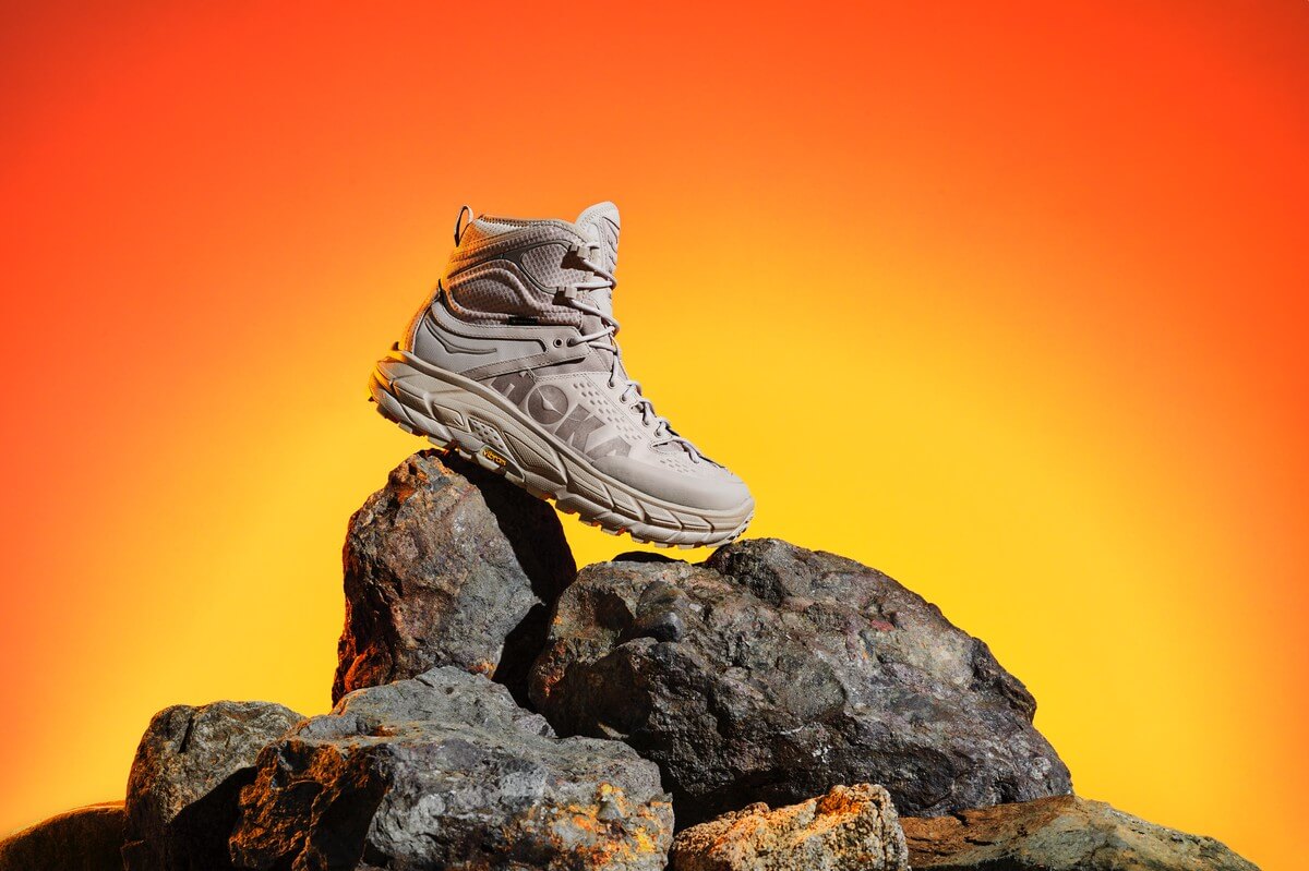 HOKA Tor Ultra Hi & Lo 2 in Black, Taupe & Olive