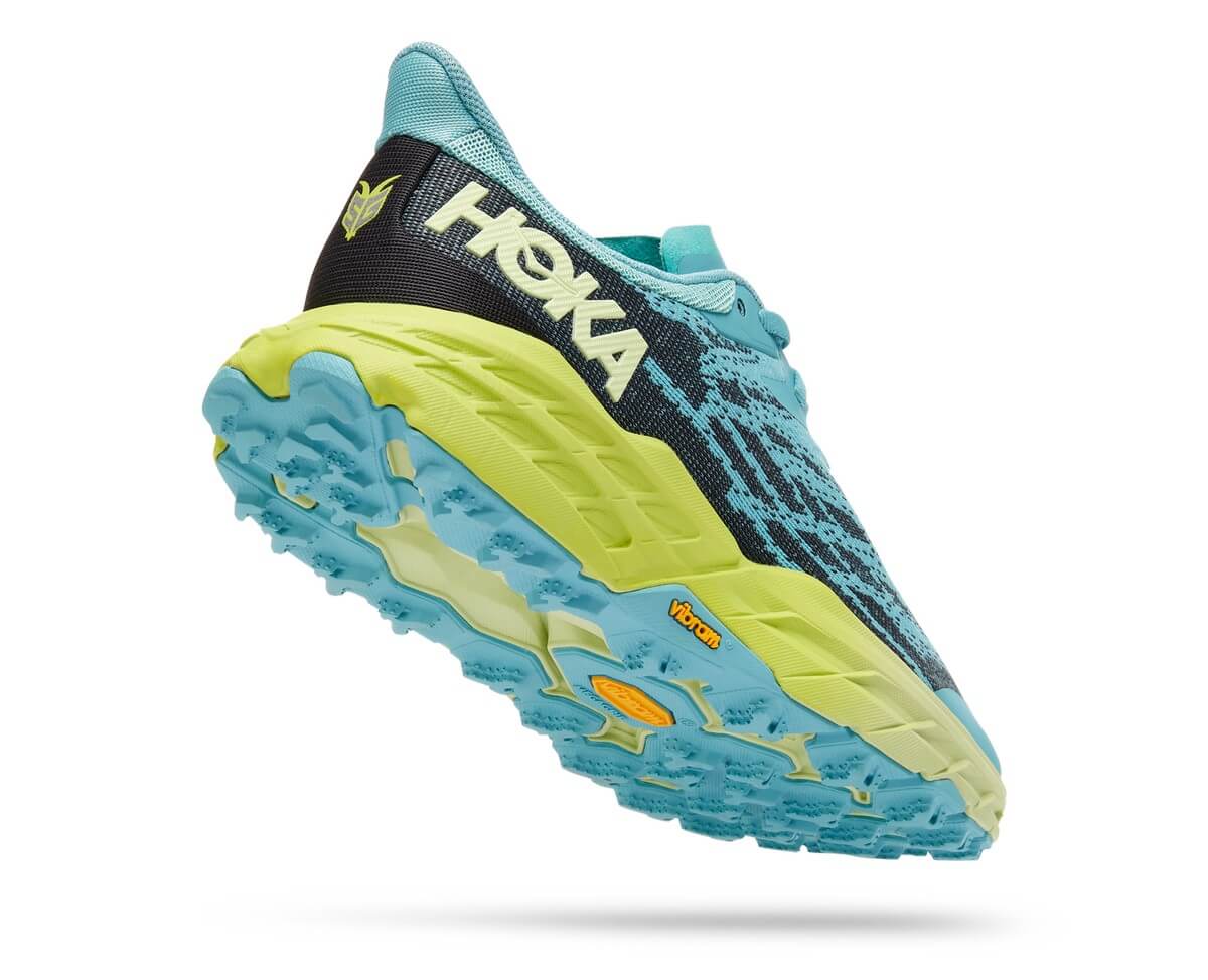 HOKA Speedgoat 5 Wmns - Coastal Shade/Green Glow - 1123158-CSGG