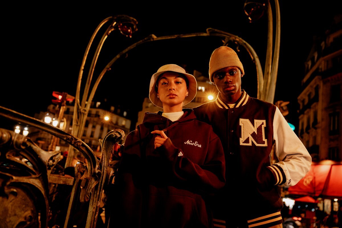 New Era Heritage Collection inkl. Nadelstreifen Shirt, Hoodie und Varsity Jacket