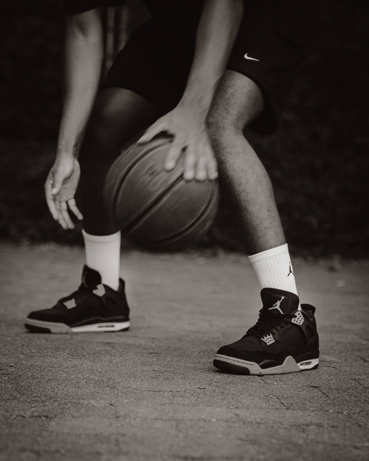 Nike Air Jordan 4 Retro SE "Black Canvas" - Black/Light Steel Grey-White-Fire Red - DH7138-006
