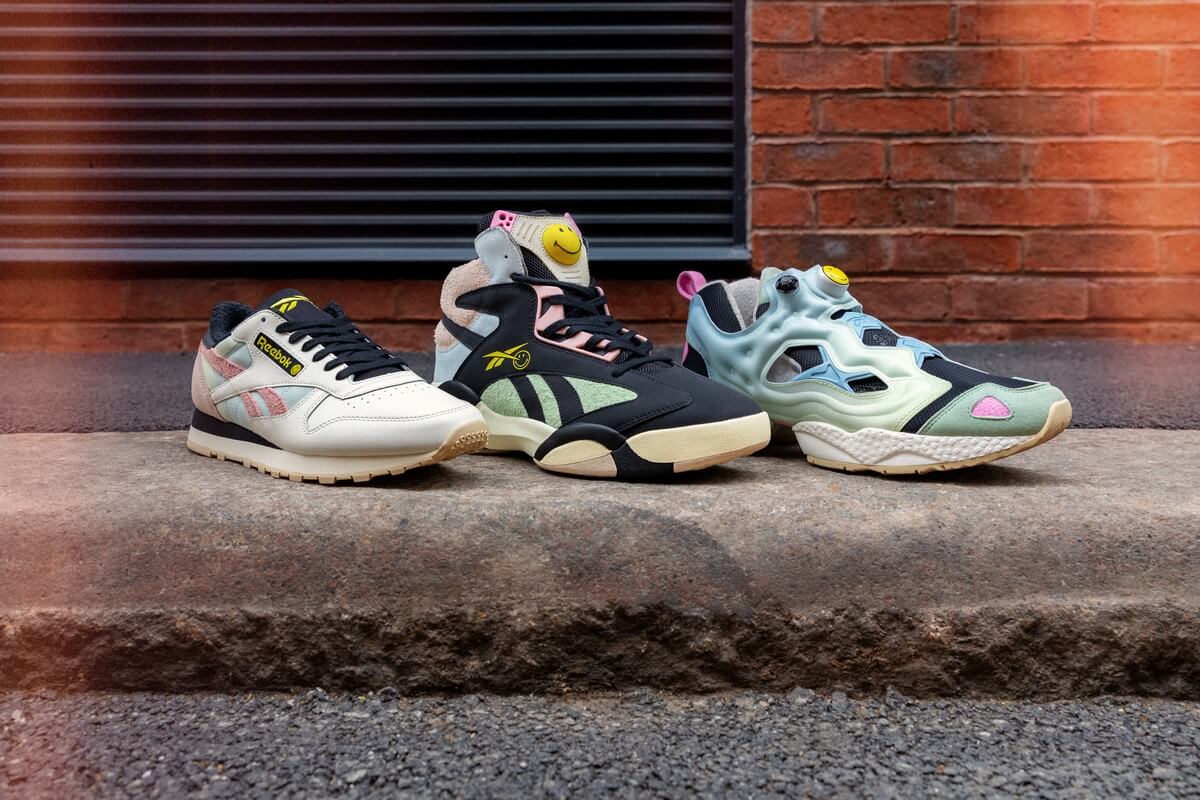 Reebok x SMILEY Sneaker Collection: Classic Leather, Shaq Attaq & Instapump Fury 95