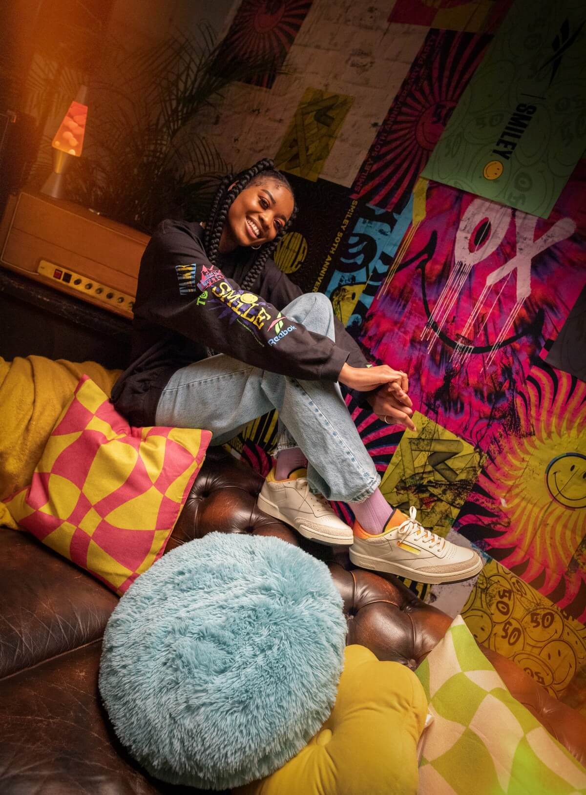 Reebok x SMILEY Sneaker & Apparel Collection feat. Club C 85, Classic Leather, Shaq Attaq & Instapump Fury