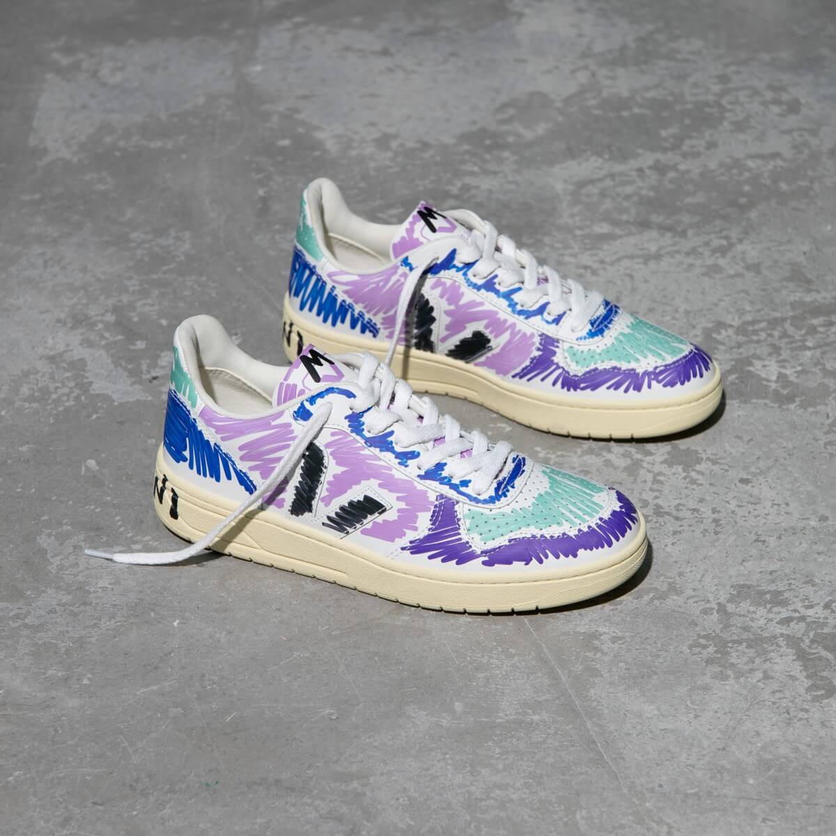 VEJA x MARNI V-10 Orchid Black