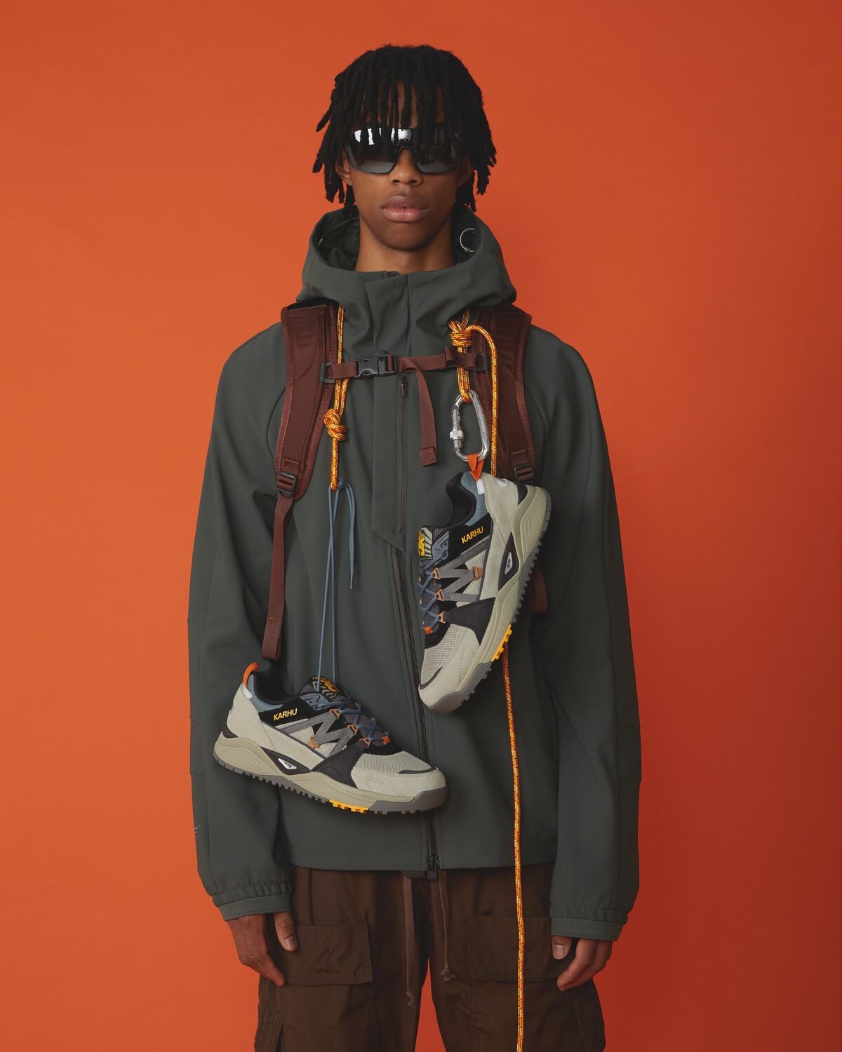 Karhu Fusion XC Aztec, Gun Metal & Abbey Stone