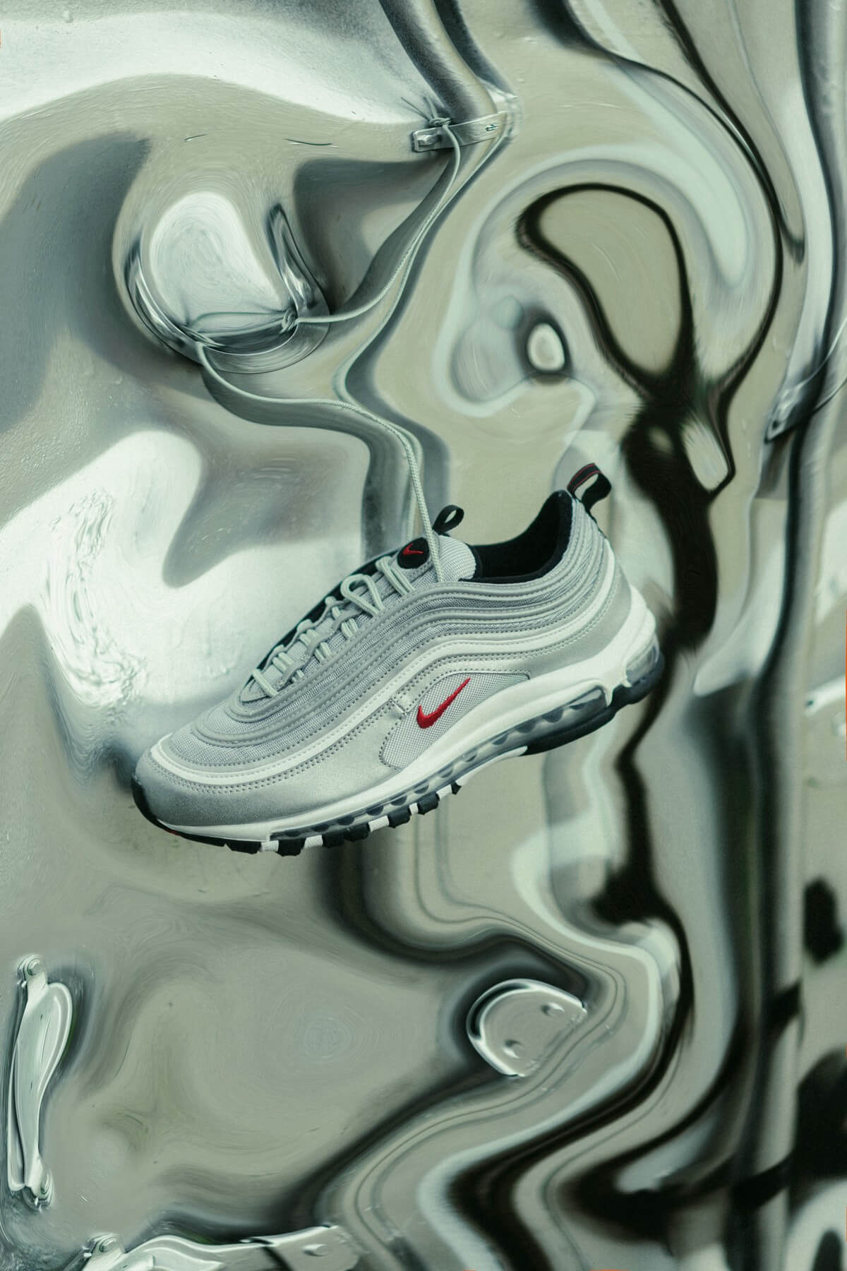 Nike Air Max 97 OG "Silver Bullet" - Metallic Silver/University Red-Black - DM0028-002