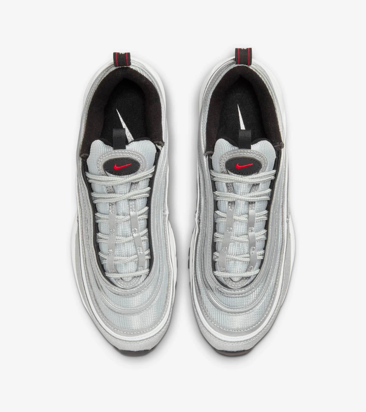 Nike Air Max 97 OG "Silver Bullet" - Metallic Silver/University Red-Black - DM0028-002