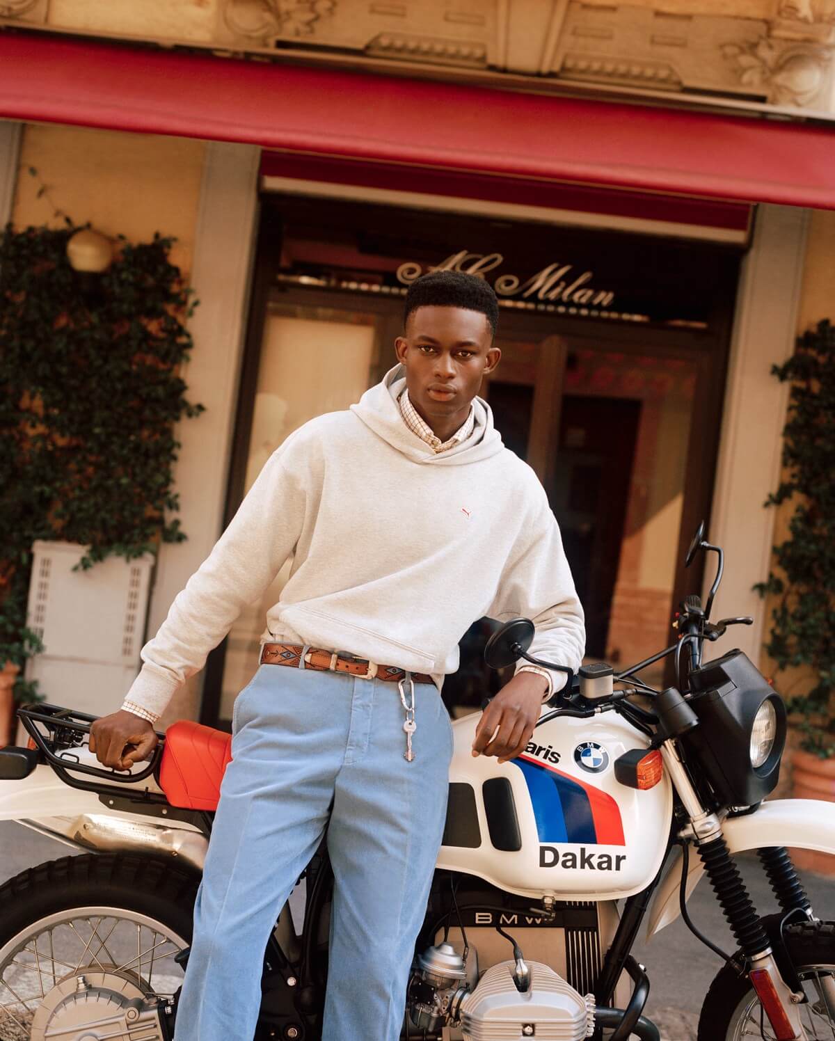 BMW Paris Dakar R80 G/S P-D Bike / Puma x AC Milan Paninaro Collection feat. RX-737 & Weekend