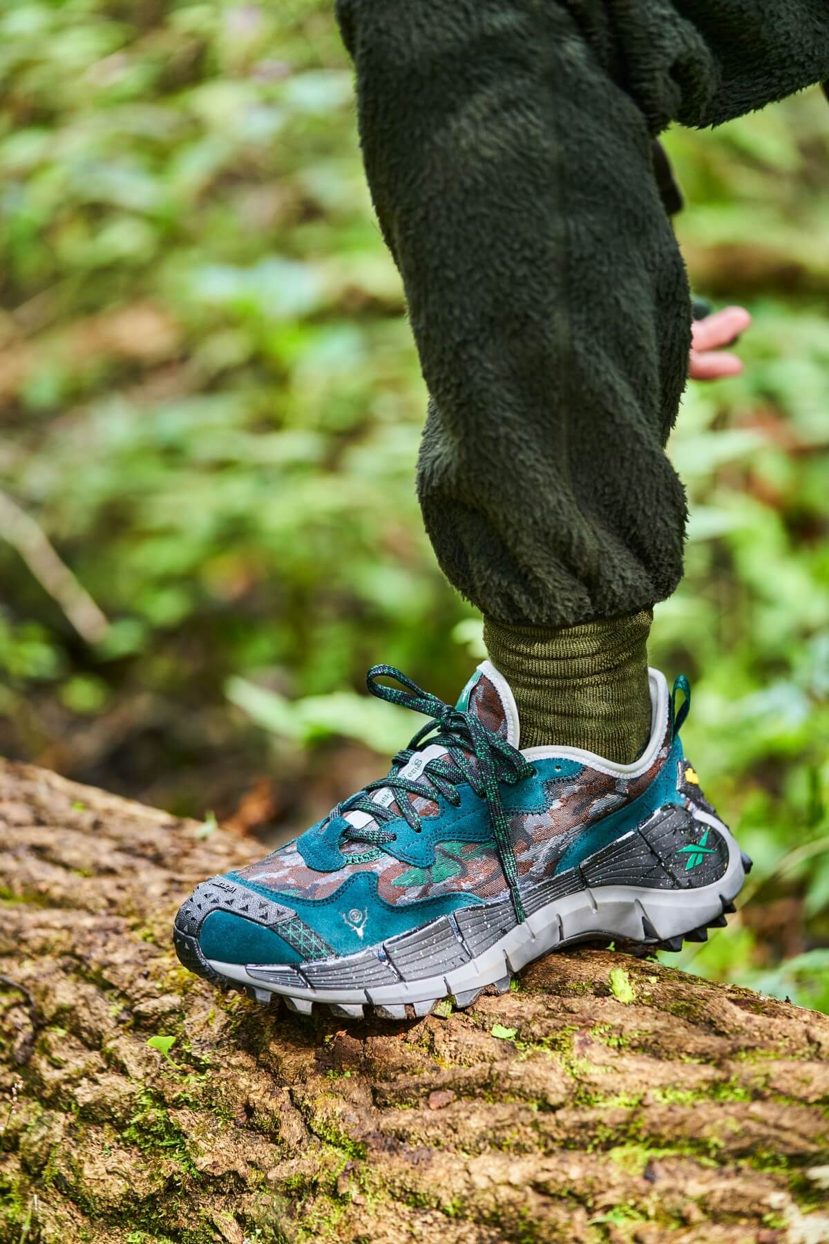 on foot - Reebok x South2 West8 Zig Kinetica II Edge