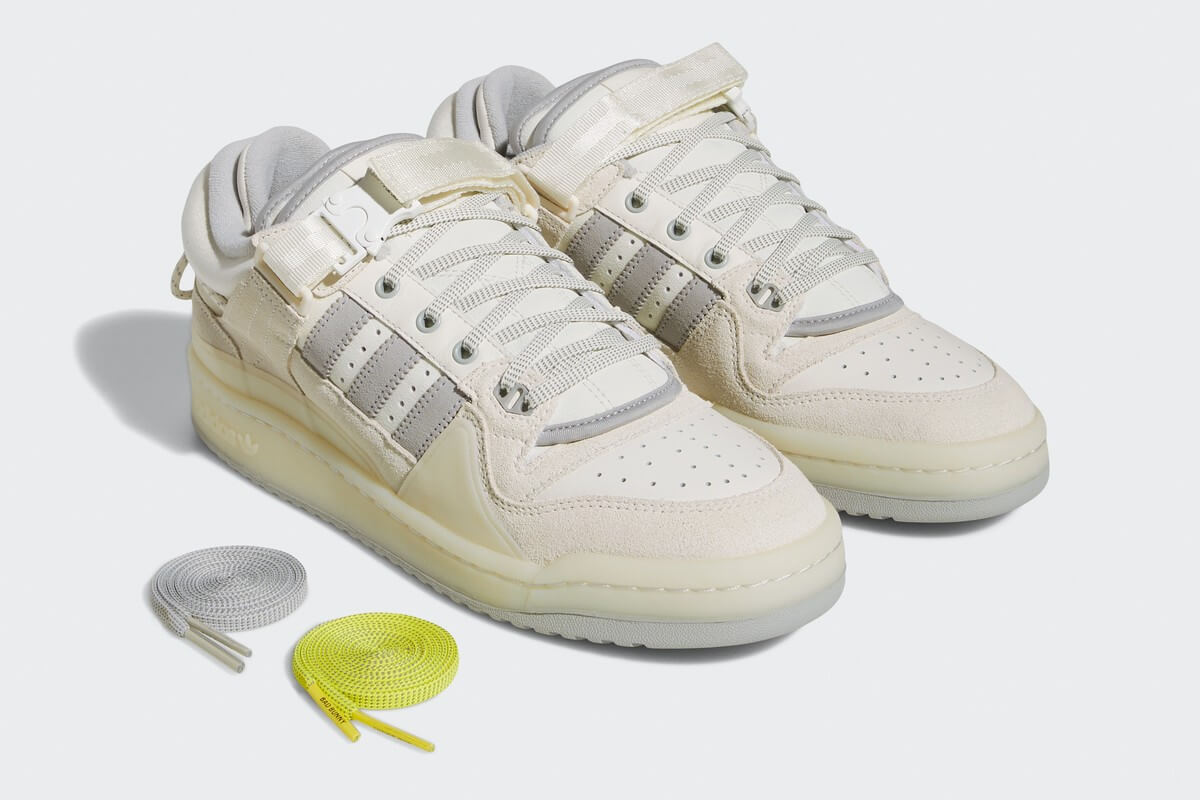 adidas Originals x Bad Bunny "The Last" Forum - Cloud White / Clear Onix / Core White - HQ2153