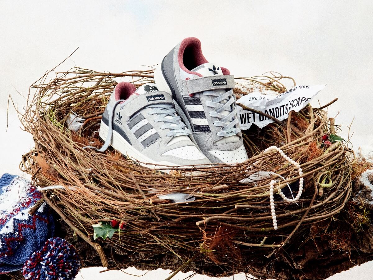 adidas Originals x Home Alone 2 Forum 84 Low - Charcoal Solid Grey / Crystal White / Grey Four - ID4328