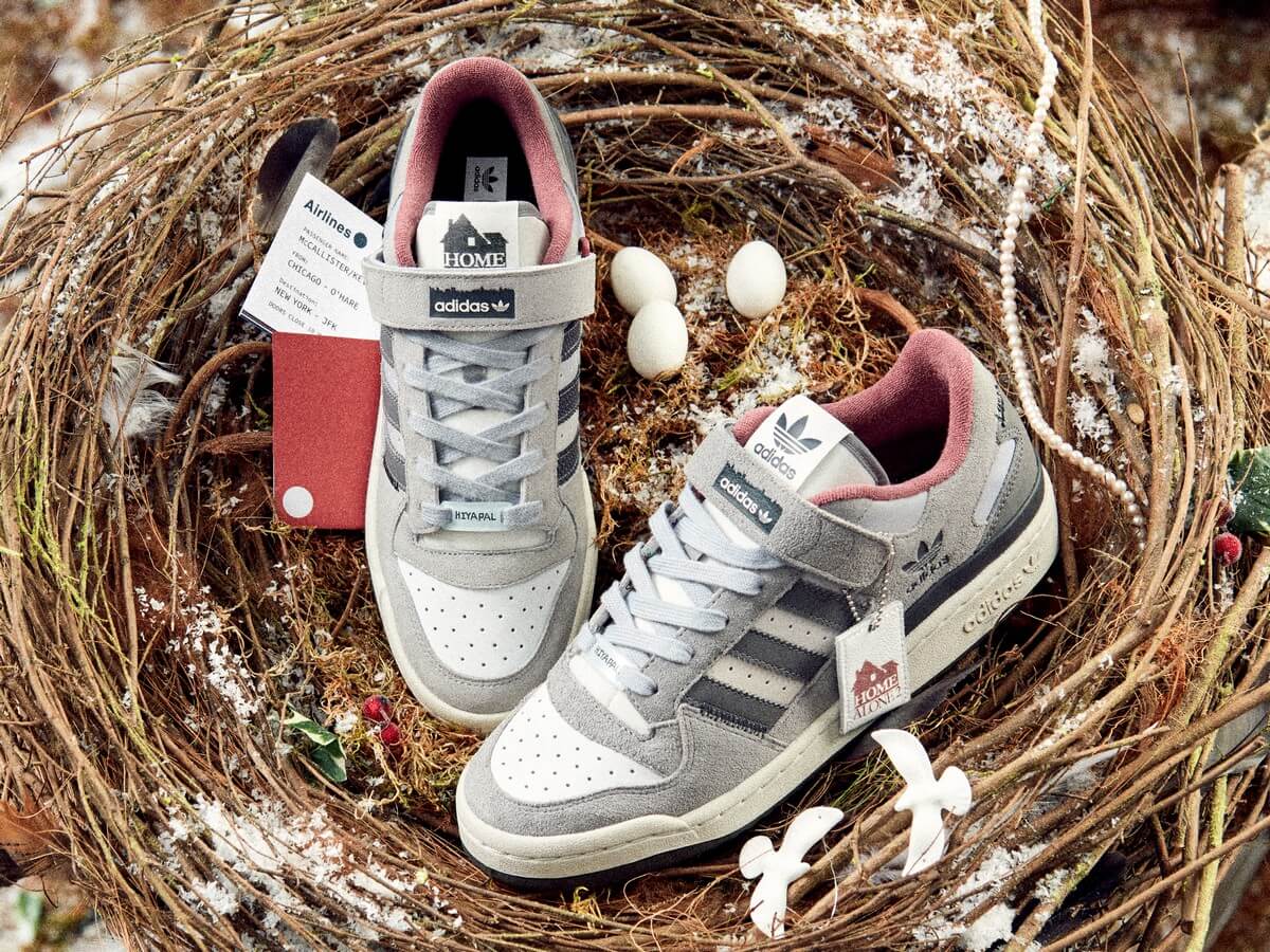 adidas Originals x Home Alone 2 Forum 84 Low - Charcoal Solid Grey / Crystal White / Grey Four - ID4328