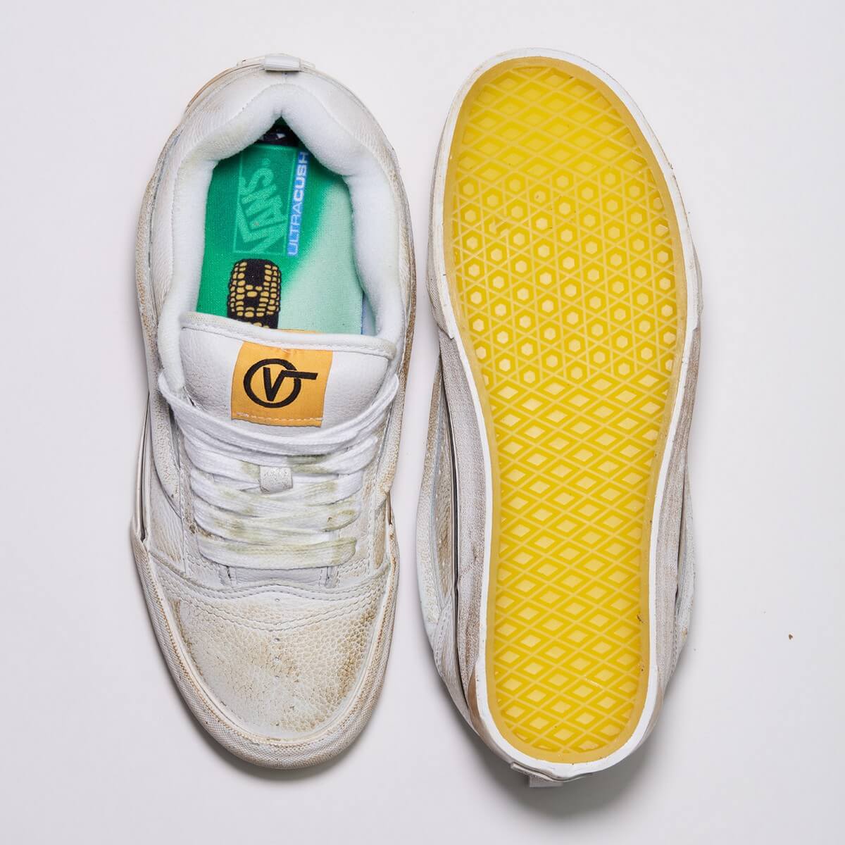 Vans Vault x Deaton Chris Anthony Knu Skool VLT LX - Green/True White - VN0007QDBGN1