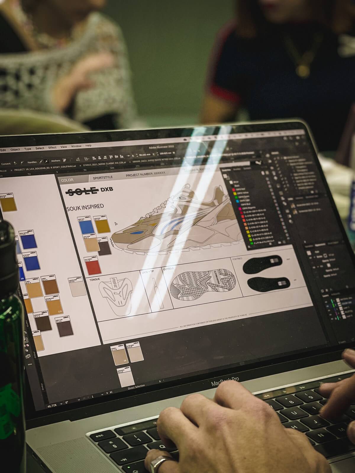Souk inspired - Puma RS-X - Design in progress