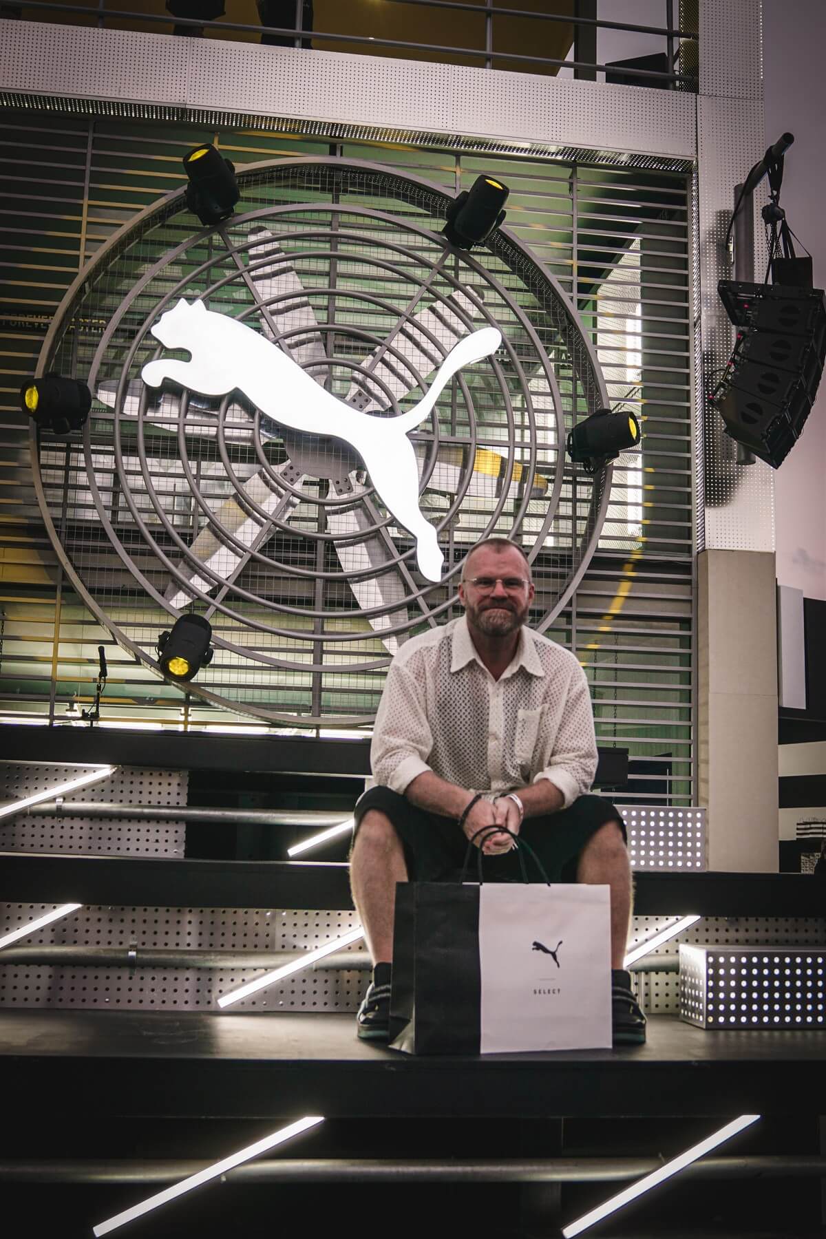 Heiko Desens at the Sole DXB 2022 Puma Booth