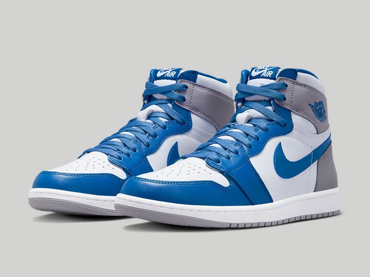 Nike Air Jordan 1 Retro - True Blue/White-Cement Grey - DZ5485-410